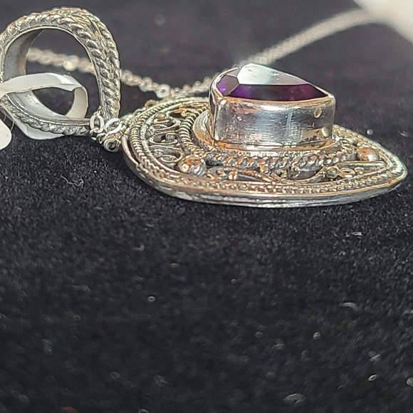 Bali Amethyst Pendant - Picture 7 of 7